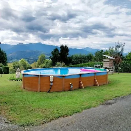 펜션 Eth Arreyen Avec Piscine Privee Et Magnifique Vue Sur Pyrenees *