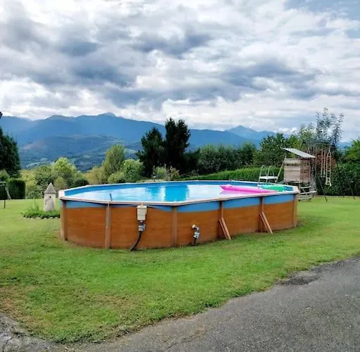 Prázdninový dům Eth Arreyen Avec Piscine Privee Et Magnifique Vue Sur Pyrenees *